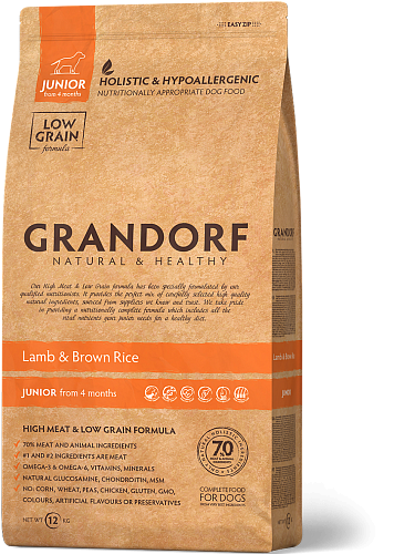 Сухий корм ГРАНДОРФ, для молодих собак, 12 кг